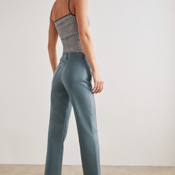 Aritzia Pants - Aritzia Wilfred Melina Vegan Leather Pants – Blue Slate – Size 4 – SOLD OUT